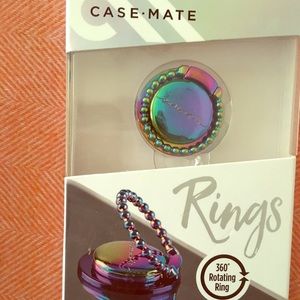 NIB Case-Mate Ring iridescent dotted